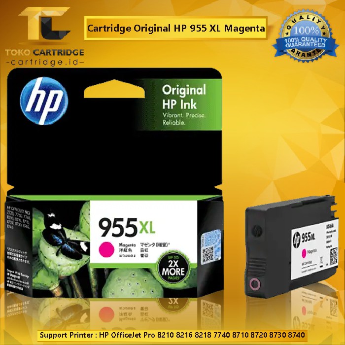 Cartridge Tinta Printer HP 955 XL 955XL New Original