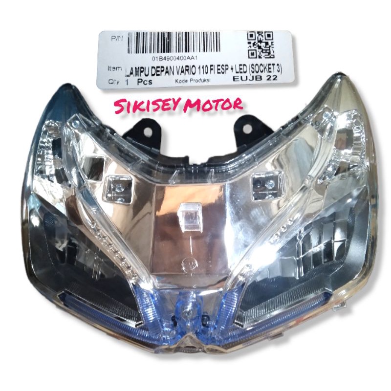 REFLEKTOR VARIO 110 FI ESP (Soket 3 Kabel). LAMPU DEPAN VARIO 110 FI ESP.