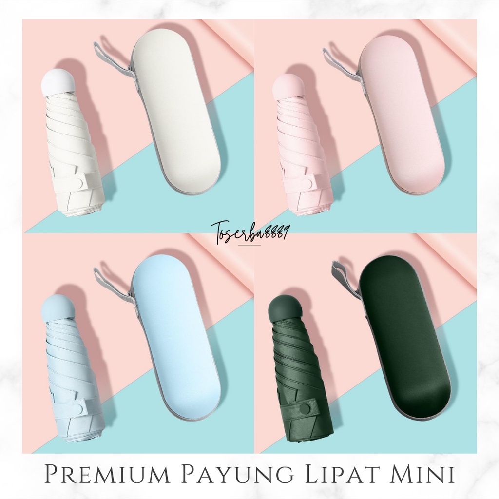 LITTLE MOLLY | Payung Lipat Mini Kekinian Jaman NOW Anti UV Kualitas Super READY STOK Siap Kirim COD