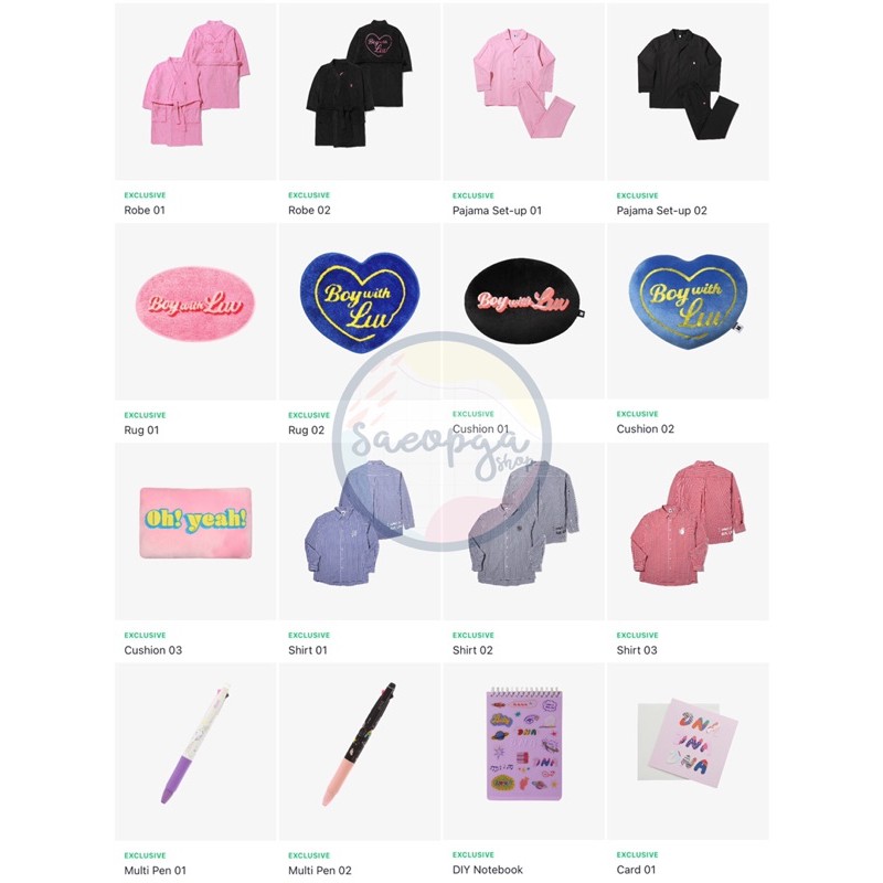 BTS - THEMED MERCH OFFICIAL MICDROP DNA IDOL BWL BIGHIT ENT BOW WITH LUV