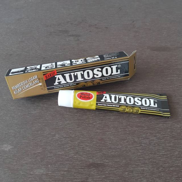 Autosol Metal Polish 50 Gr | Pembersih Pengkilap Besi Logam Serbaguna