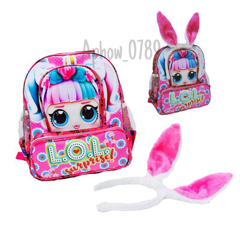 Tas anak ransel LOL bando - tas anak