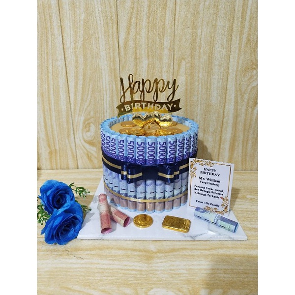 

Money Cake Uang Mainan