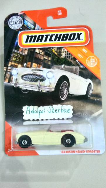 matchbox 63 austin healey roadster