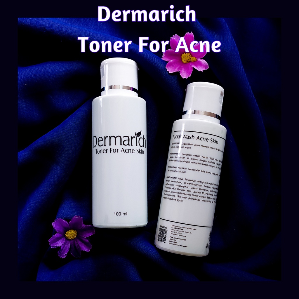 Dermarich Toner For Acne Skin - Toner Untuk Kulit Jerawat Dermarich