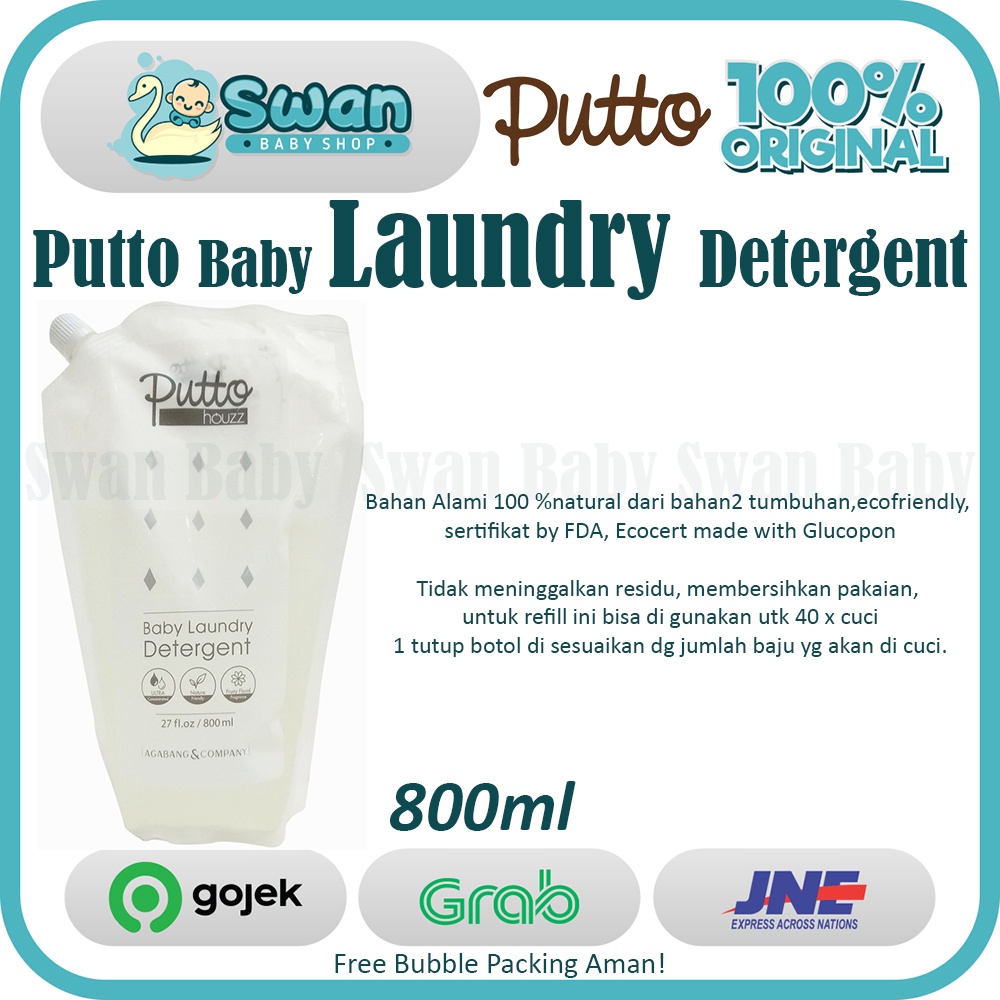 Putto Houzz Baby Laundry Detergent Refill 800ml