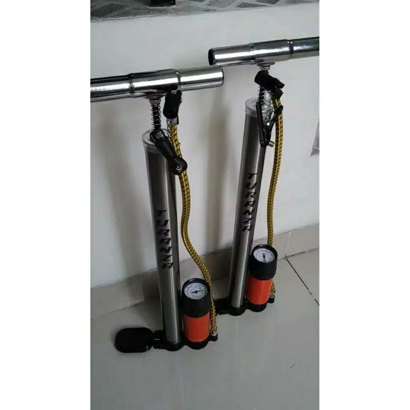 TURANZA VPR VICTORY Pompa Tabung Stainless Sepeda &amp; Motor