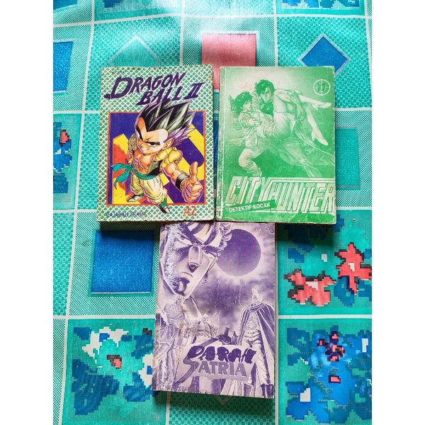 Random Komik:  DRAGON BALL II No. 42, CITY HUNTER Detektif Kocak No. 17 & DARAH SATRIA No. 10