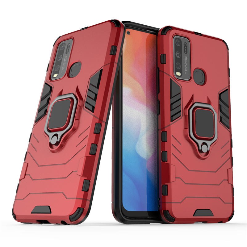 Casing Hard Case Belakang Shockproof Dengan Ring Holder Untuk Vivo Y30 Y30 Y30 Y30 Shopee Indonesia