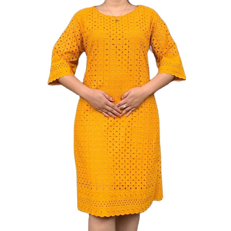 bestpromo df dres katun bolong/baju gaun kondangan wanita batak