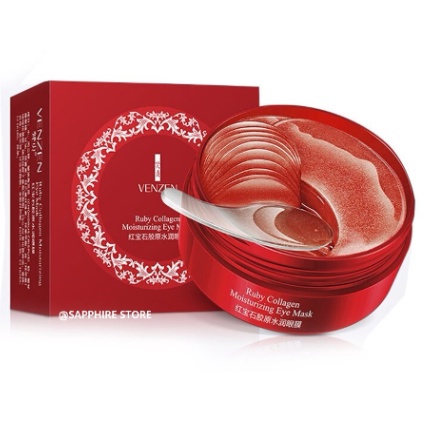 BPOM Veze Masker Mata Collagen Ruby Moisturizing  Eye Mask ORIGINAL Masker Mata Panda Kantung Masker Mata Untuk Tidur CJR