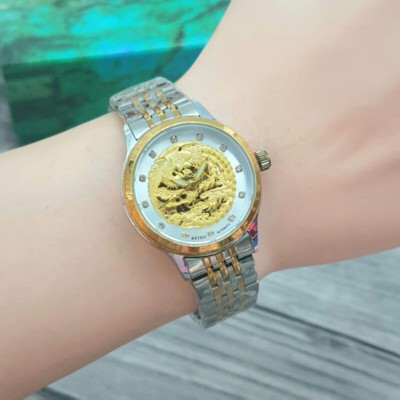 jam tangan pria reteo naga automatic kode 1213YN