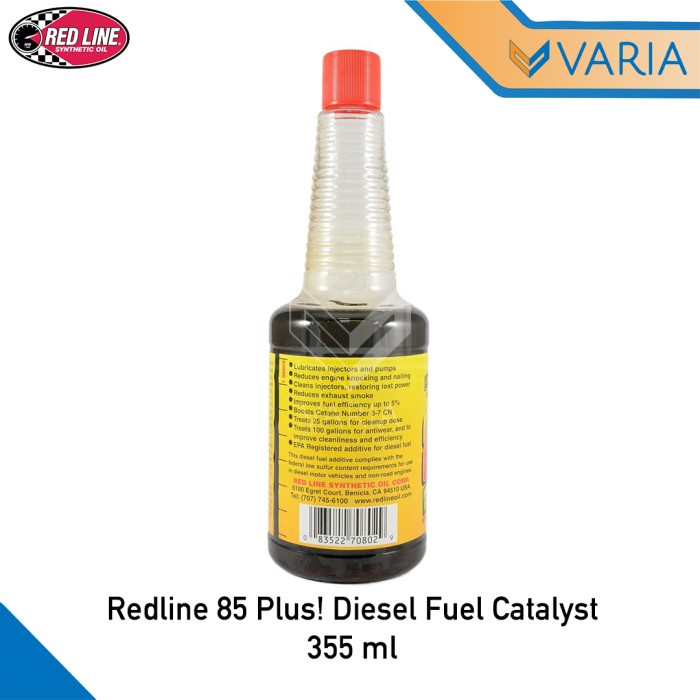 Redline 85 Plus! Diesel Fuel Catalyst 355 ml Aditif Solar Enhancer