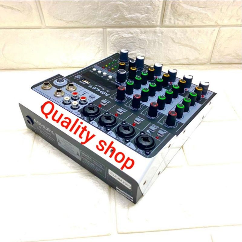 Mixer Ashley M House 4 M-House-4 M House4 4 Channel Original Bluetooth