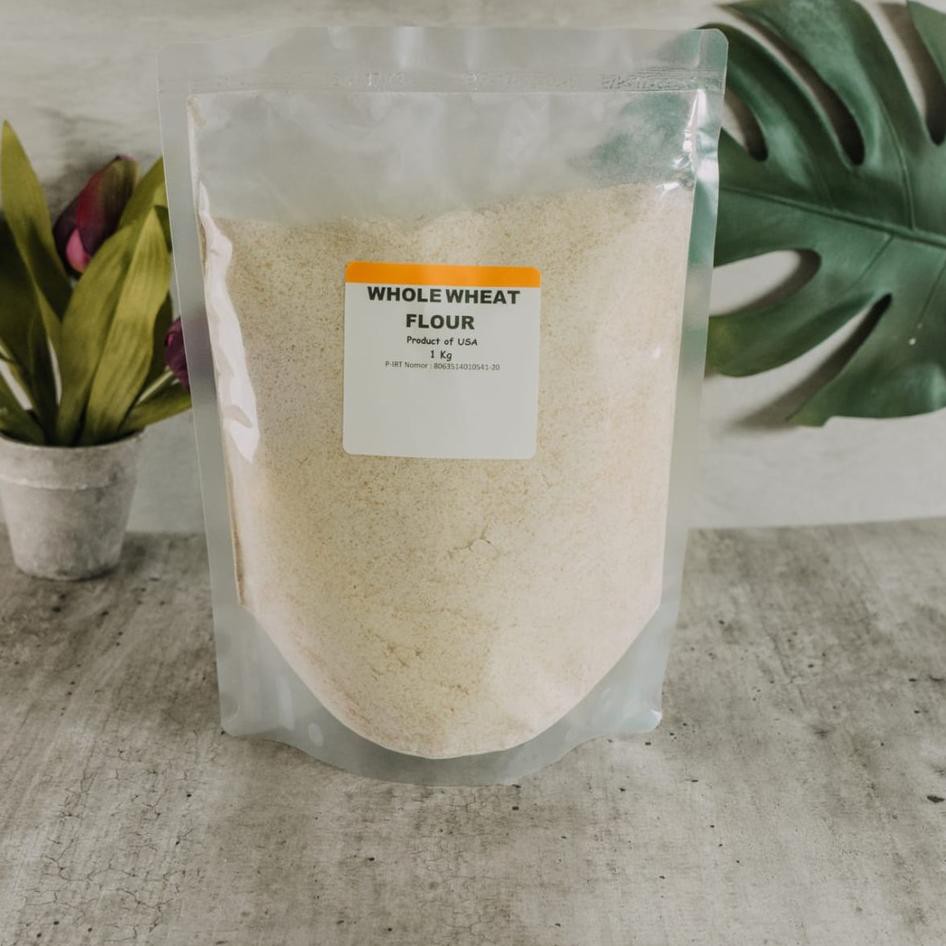 

Terbatas.. WHOLE WHEAT FLOUR (Tepung Gandum Halus) 1KG QD7
