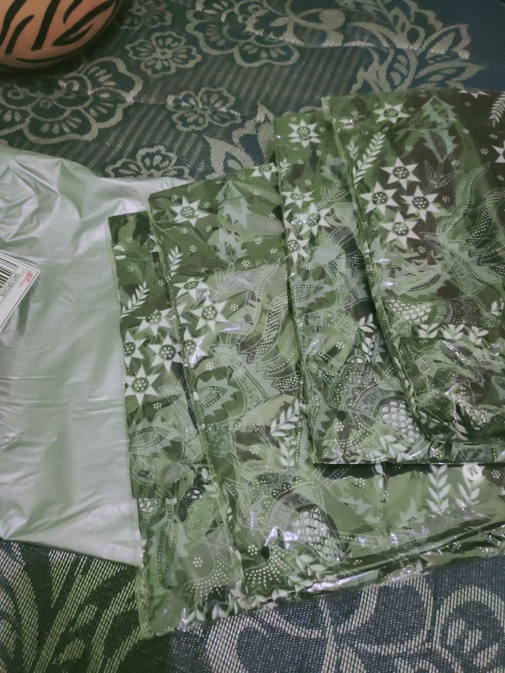 Batik Pria Size M L Xl Xxl  Bswart Batik Hrb026 Kenongo Hem Panjang Padi