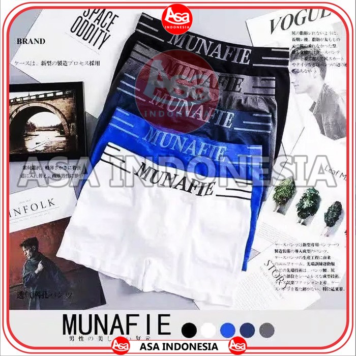 GROSIR Munafie underwear Men Boxer - Celana Boxer Pria (ASA197)