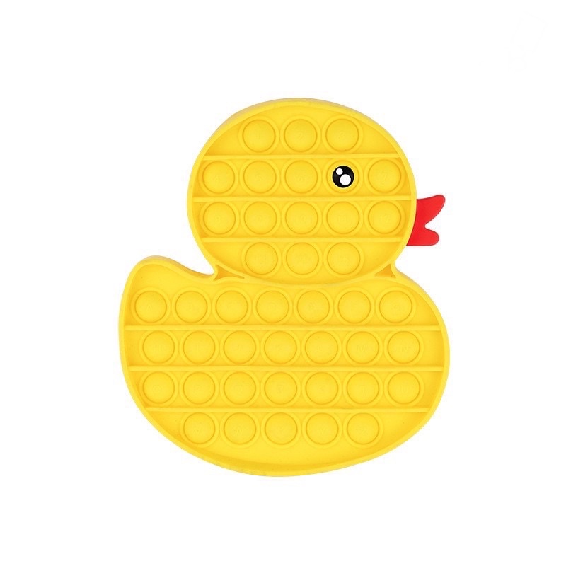 POP IT FIDGET/mainan viral tiktok/mainan pop it/mainan sensorik-Duck Yellow