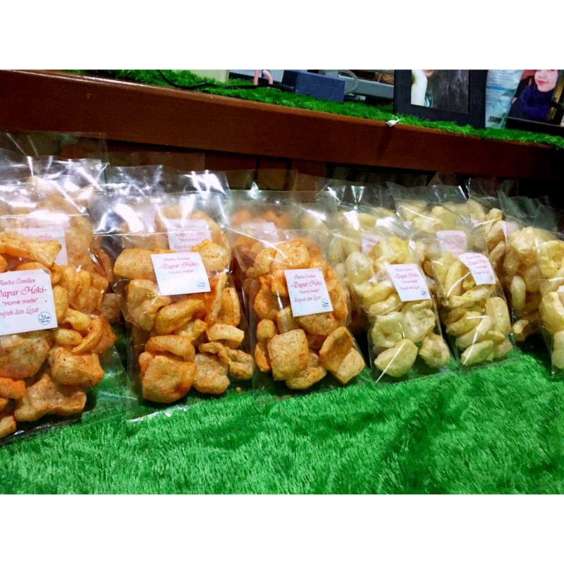 

kerupuk kulit pedas daun jeruk