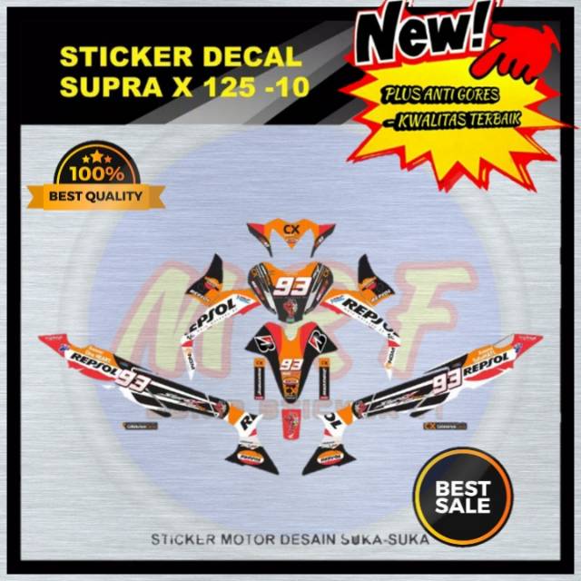Stiker dekal supra x 125 sticker decal supra x 125 dekal supra x 125 decal supra x 125 10