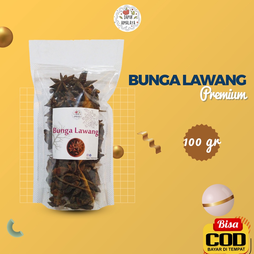 

BUNGA LAWANG 50 GR PEKAK KERING STAR ANISE PREMIUM KEMBANG UNTUK TEH REMPAH HERBAL BUMBU MASAK PENYEDAP RASA DAPUR BUBUK CENGKEH KAPULAGA KAYU MANIS LADA HITAM MERICA BAWANG PUTIH MERAH NASI PADANG KEBULI BIRYANI BRIYANI BASMATI BERAS KETUMBAR PAPRIKA JSR