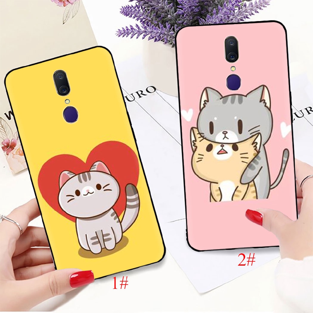 Kawaii Gatos Soft Case For Oppo A1k A9 Reno 10x Z Realme 2 A5 3 Cover Shopee Indonesia