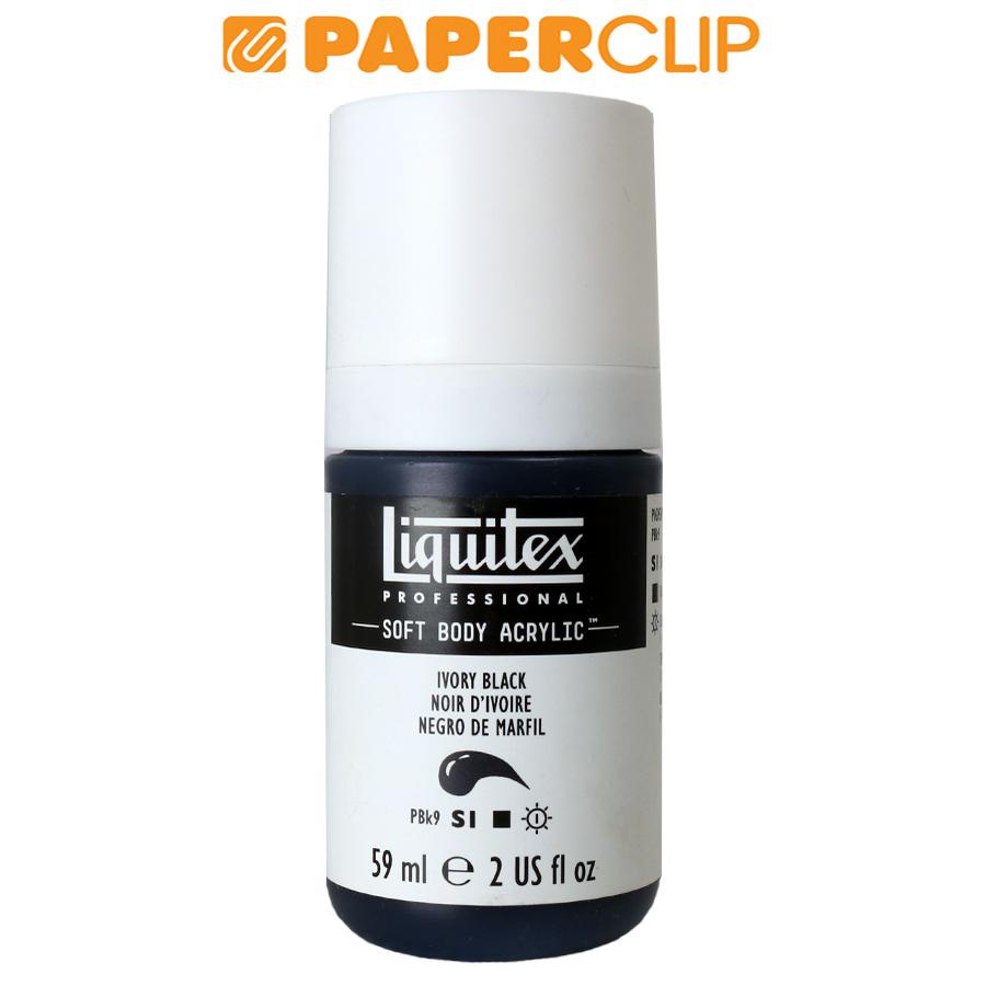 

ACRYLIC SOFT BODY LIQUITEX 1959244LQ IVORY BLACK