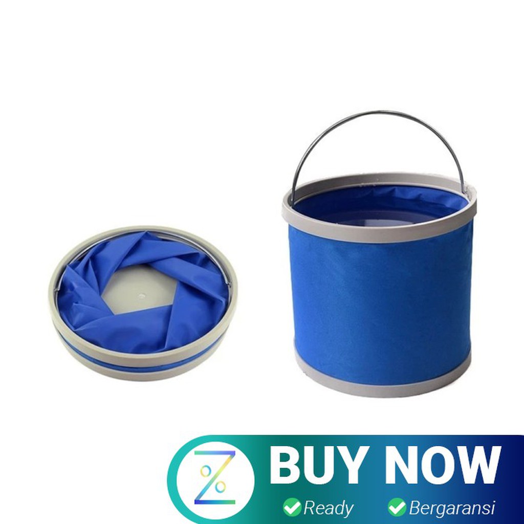 Folding Bucket Fishing Waterproof Pail 11L / Ember Lipat - Blue