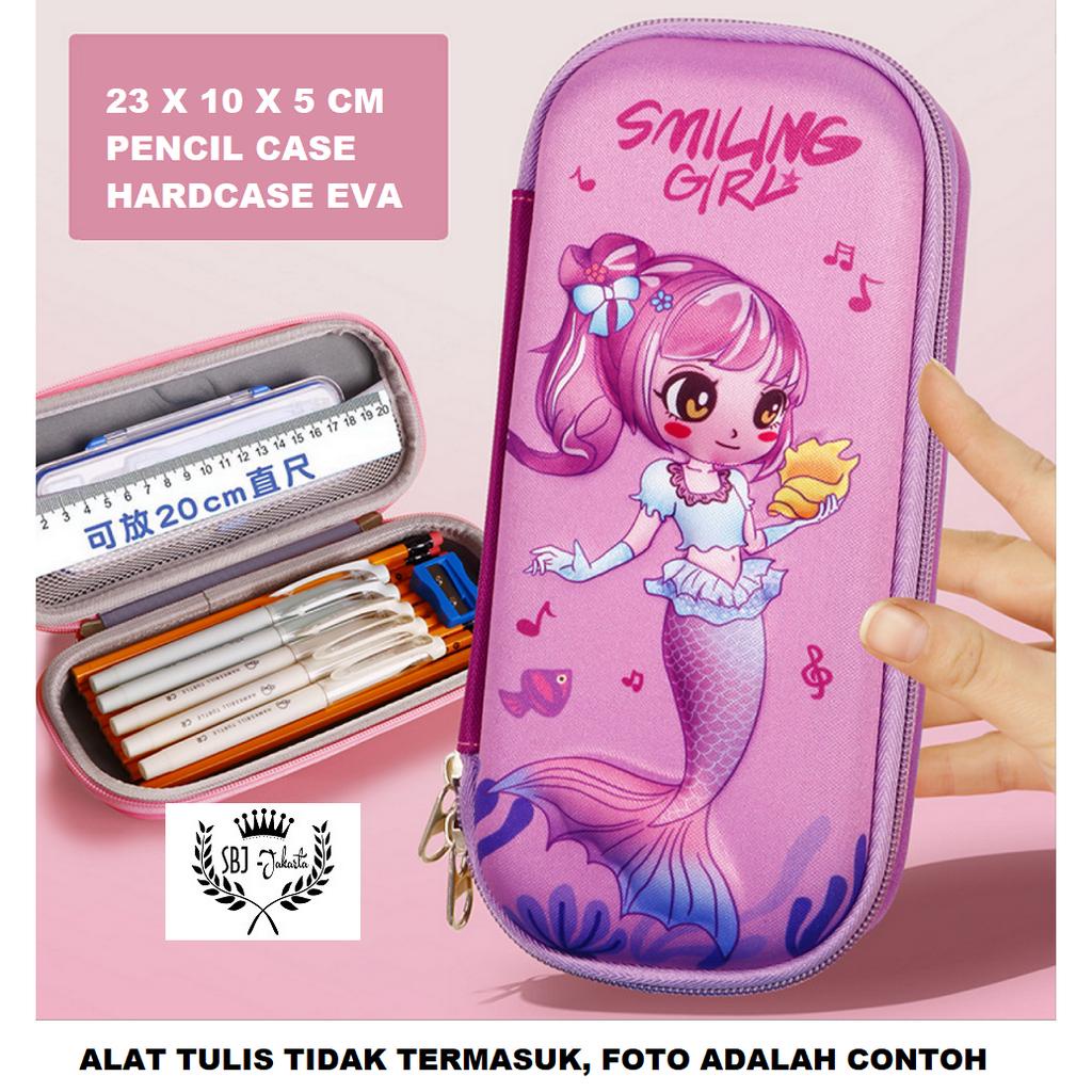 Kotak pensil seperti smiggle model 3D Hardcase Waterproof Tempat Pensil HARGA PROMO !!!