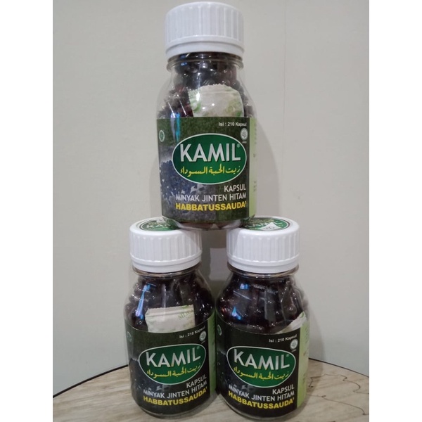 Kamil jinten hitam 210 kapsul kamil habbatussauda oil