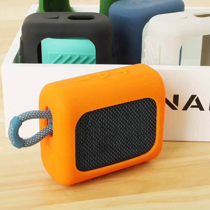 Case Penyimpanan Speaker GO 3 Bahan Silikon Tahan Banting Aneka Warna Untuk Travel