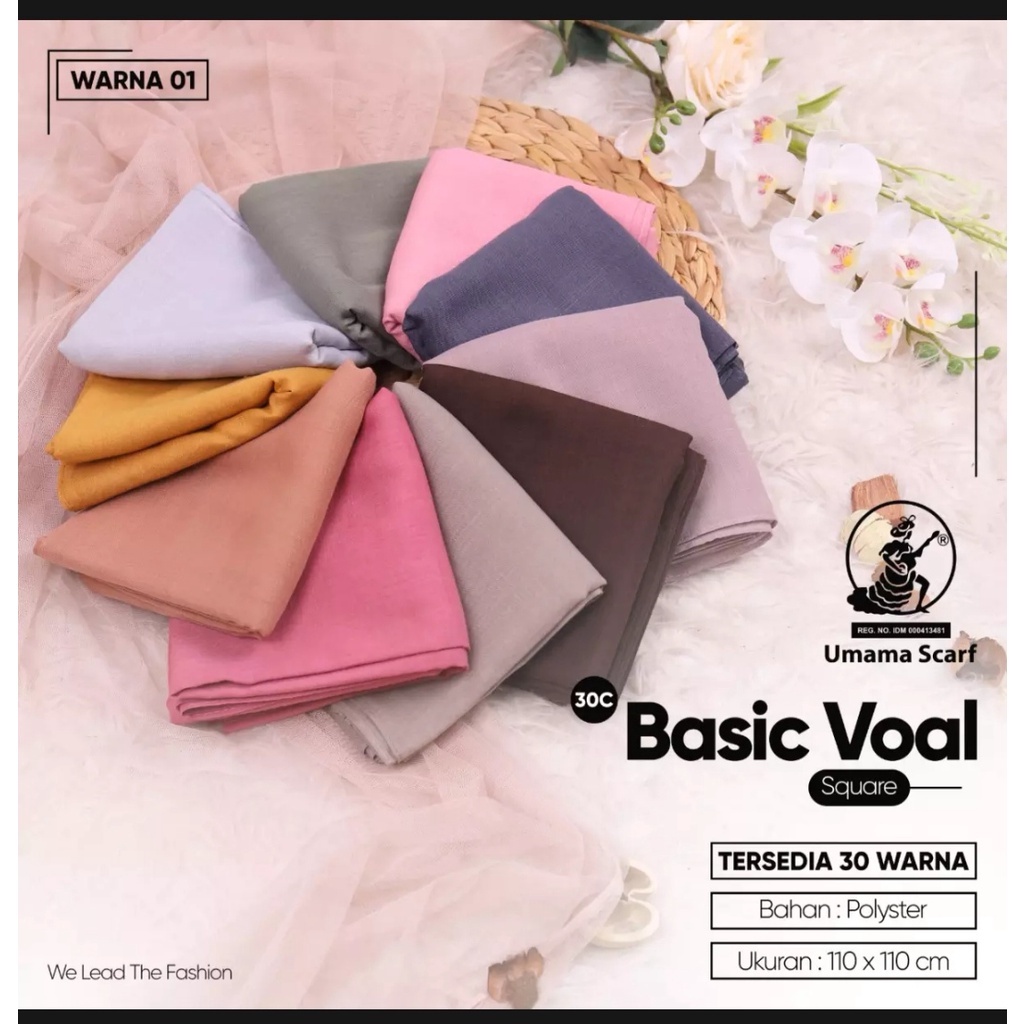 Jilbab Umama Voal Basic Hijab Segi Empat Polos Umama Kerudung Polos Segi Empat Part 4