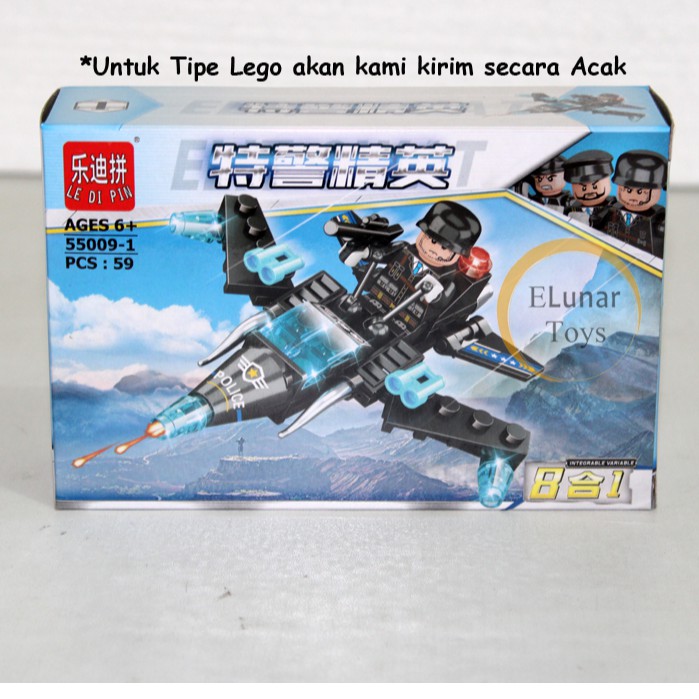 Mainan Block Lego Tentara SWAT Versi Lei Di Pin
