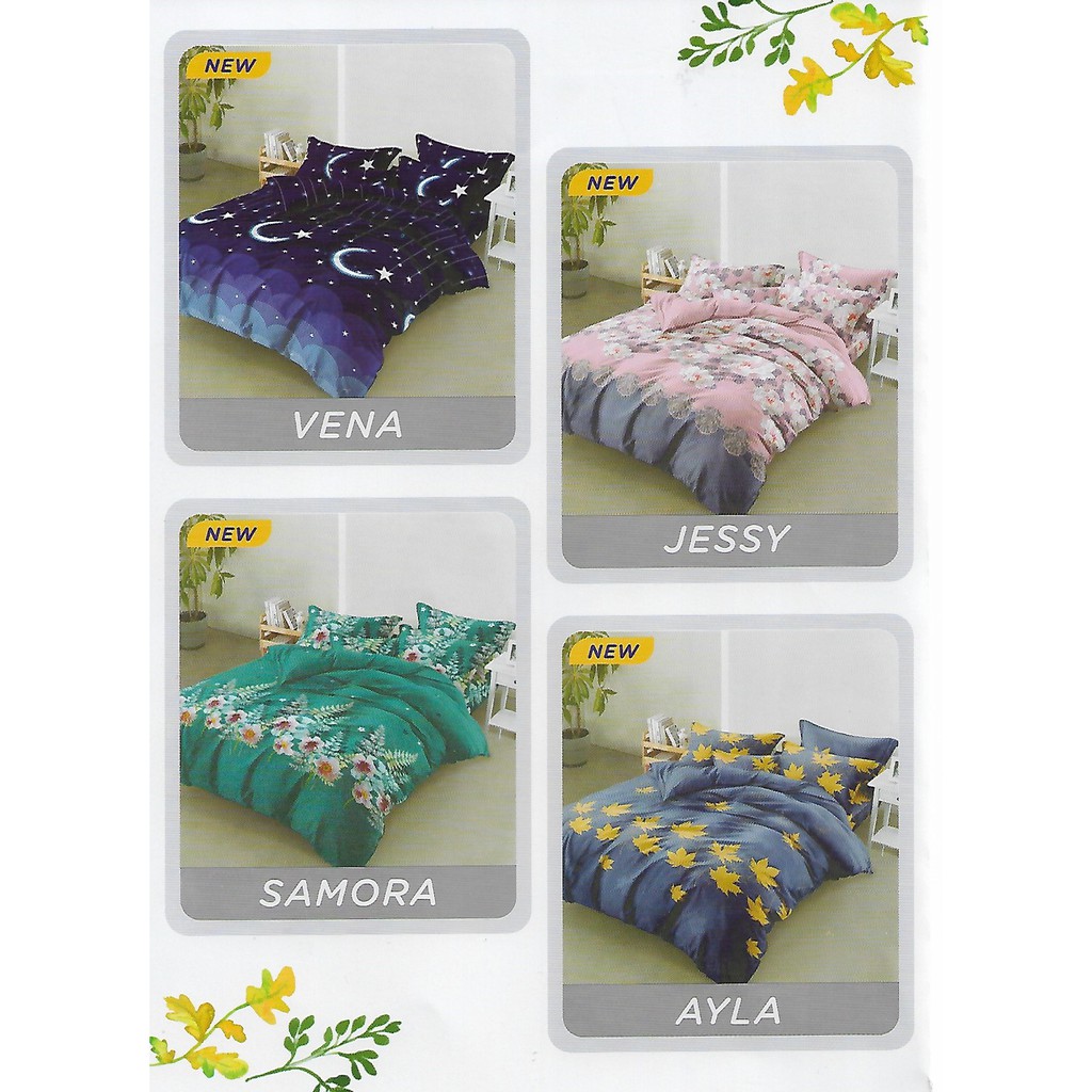 BEDCOVER ILLUSIONS KING UKURAN NO. 1 (180x200 cm)