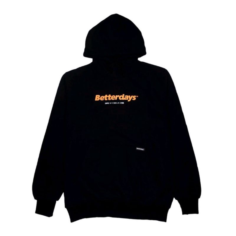 BETTERDAYS Hoodie Pullover Shinjuku Black