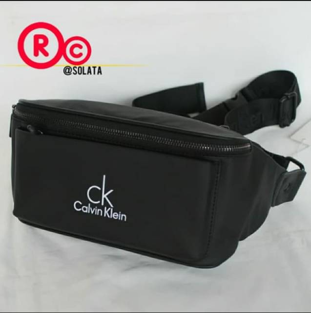 TAS SLEMPANG PRIA TAS BAHU PRIA TAS WATERPROOF WAIST BAG PRIA IMPORT CK