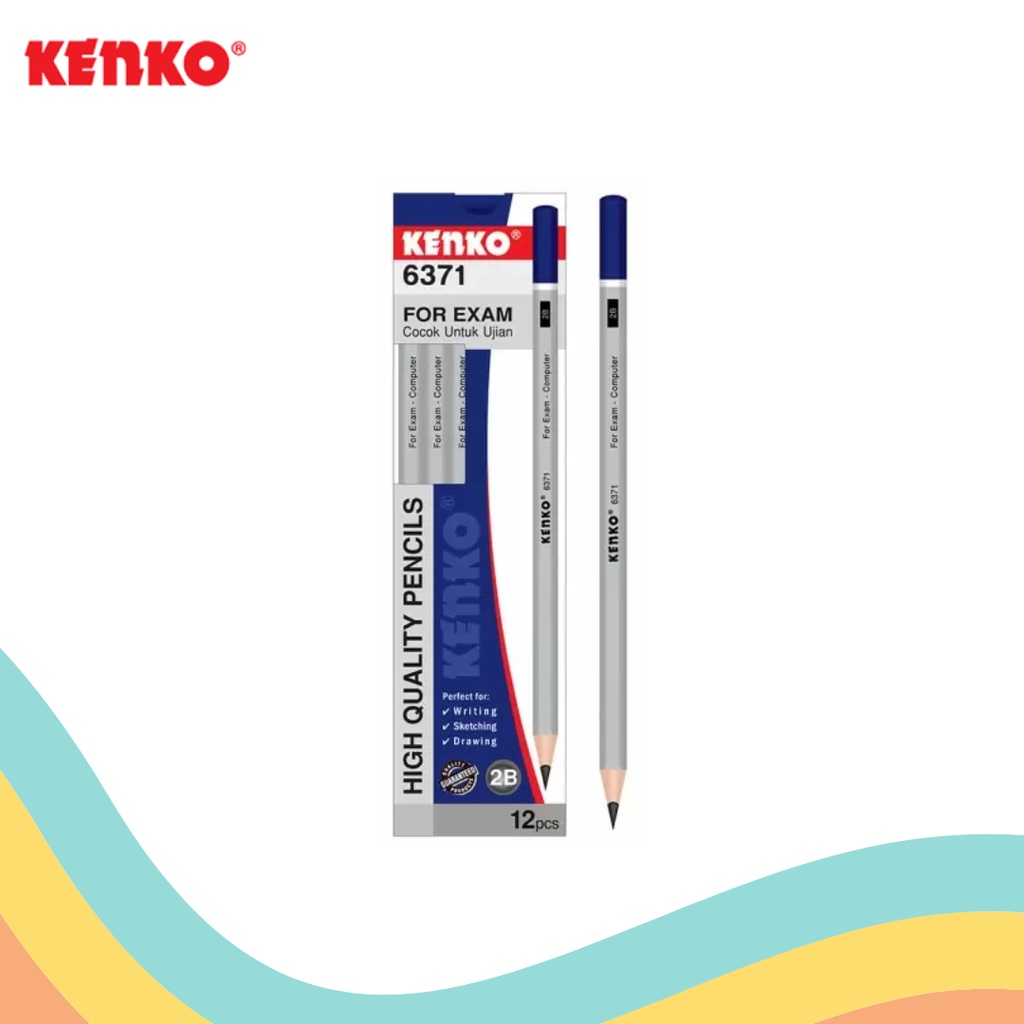 

PENSIL 2B KENKO 6371 SILVER (12 PCS)