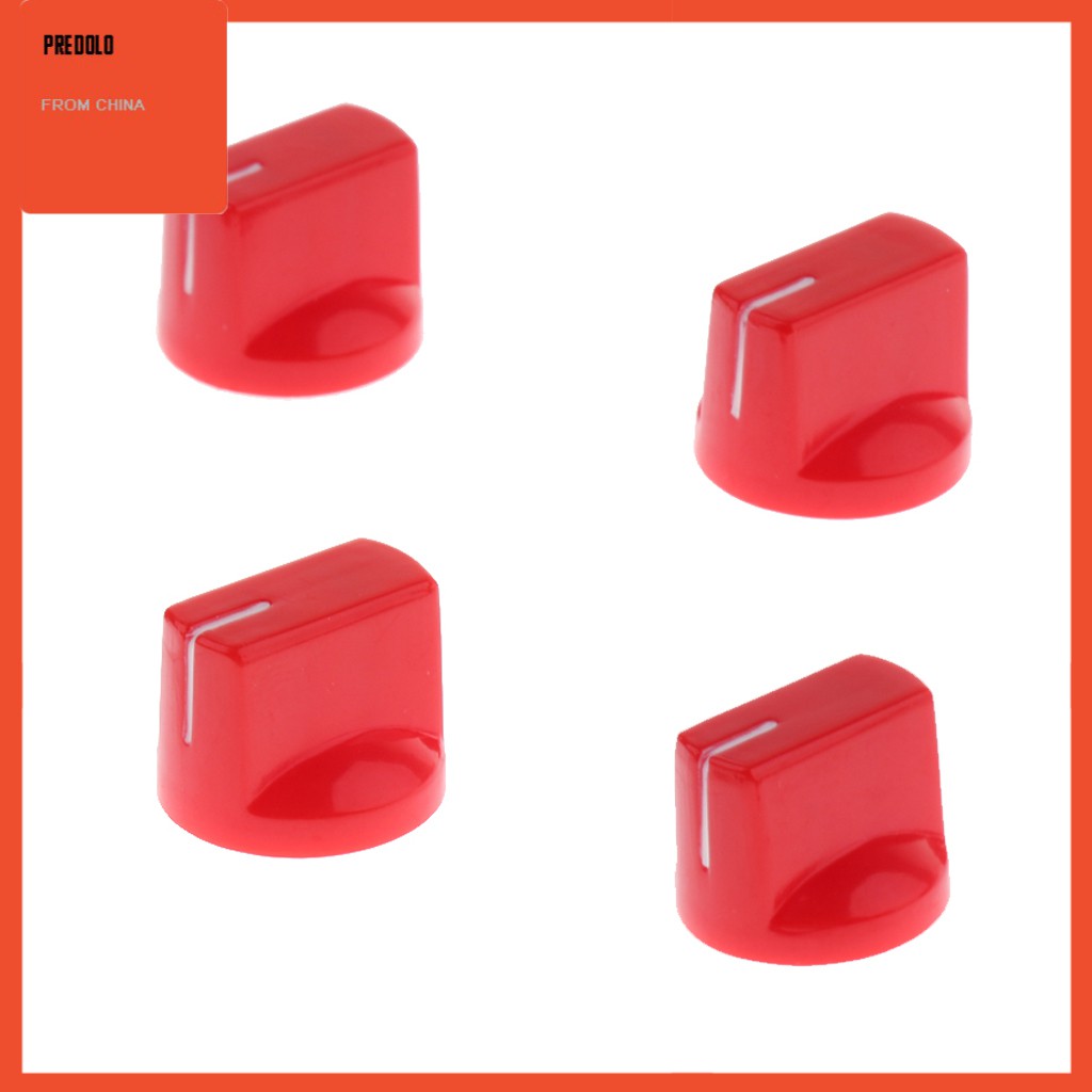 4pcs Knob Pedal Efek Gitar Bahan Plastik Untuk Hadiah