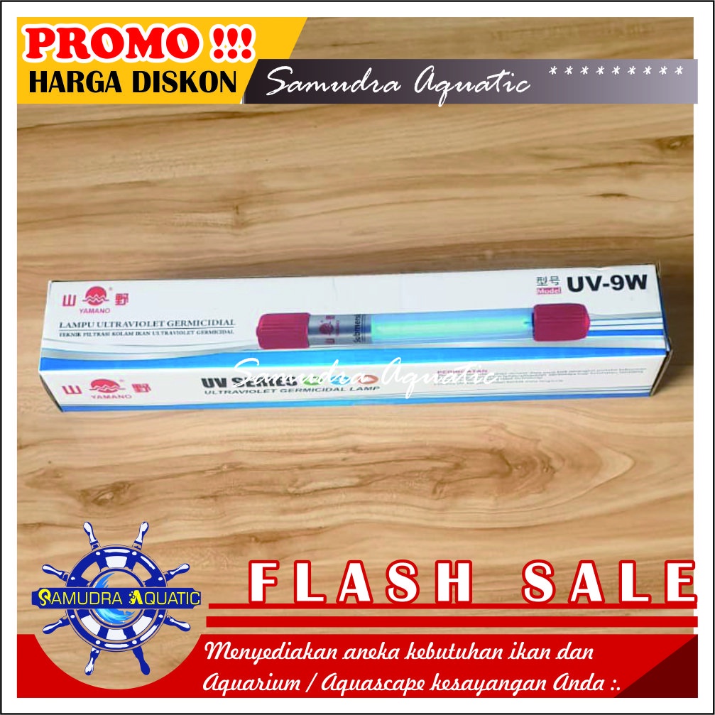 Lampu Aquarium UV 11 WATT Lampu Ultraviolet,  UV Lamp Ultra Violet (GRATIS Buble dan Kardus)