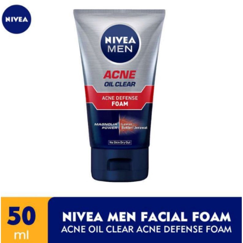 Nivea Men Facial Foam | Sabun muka Pria 50ml