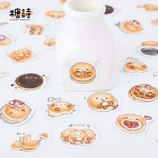 

STICKER SET BOX THEME CUTE BREAD /STIKER
