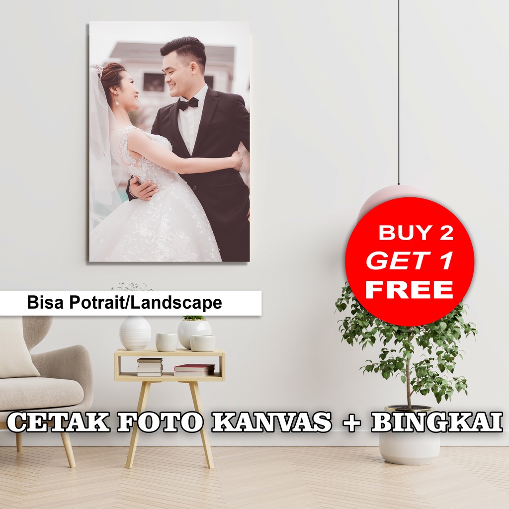 Cetak Foto Kanvas Besar Sdh Di Bingkai