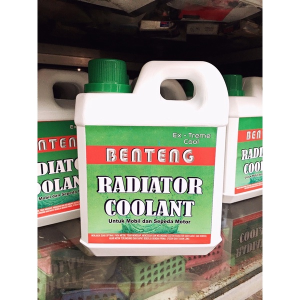 1L CAIRAN RADIATOR AIR RADIATOR COOLANT MERK BENTENG 1 LITER