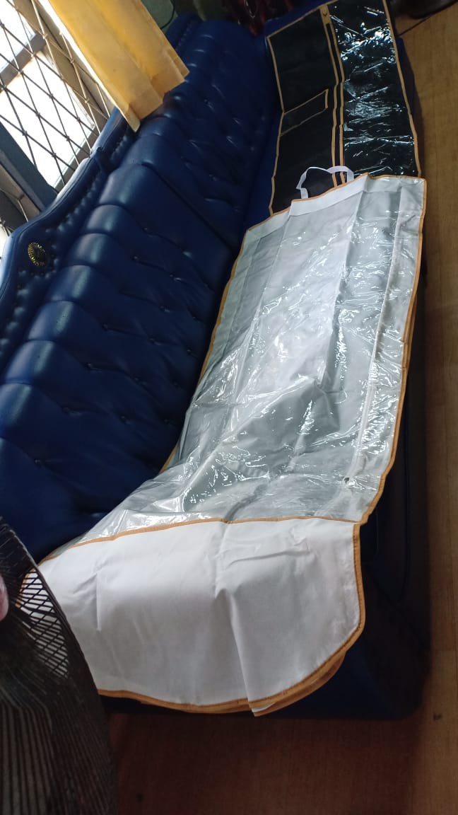 Cover Tas Gaun Wedding / Sarung Tas Baju Pengantin /cover Gantungan Gaun/ Pelindung Baju Gaun 160 Cm