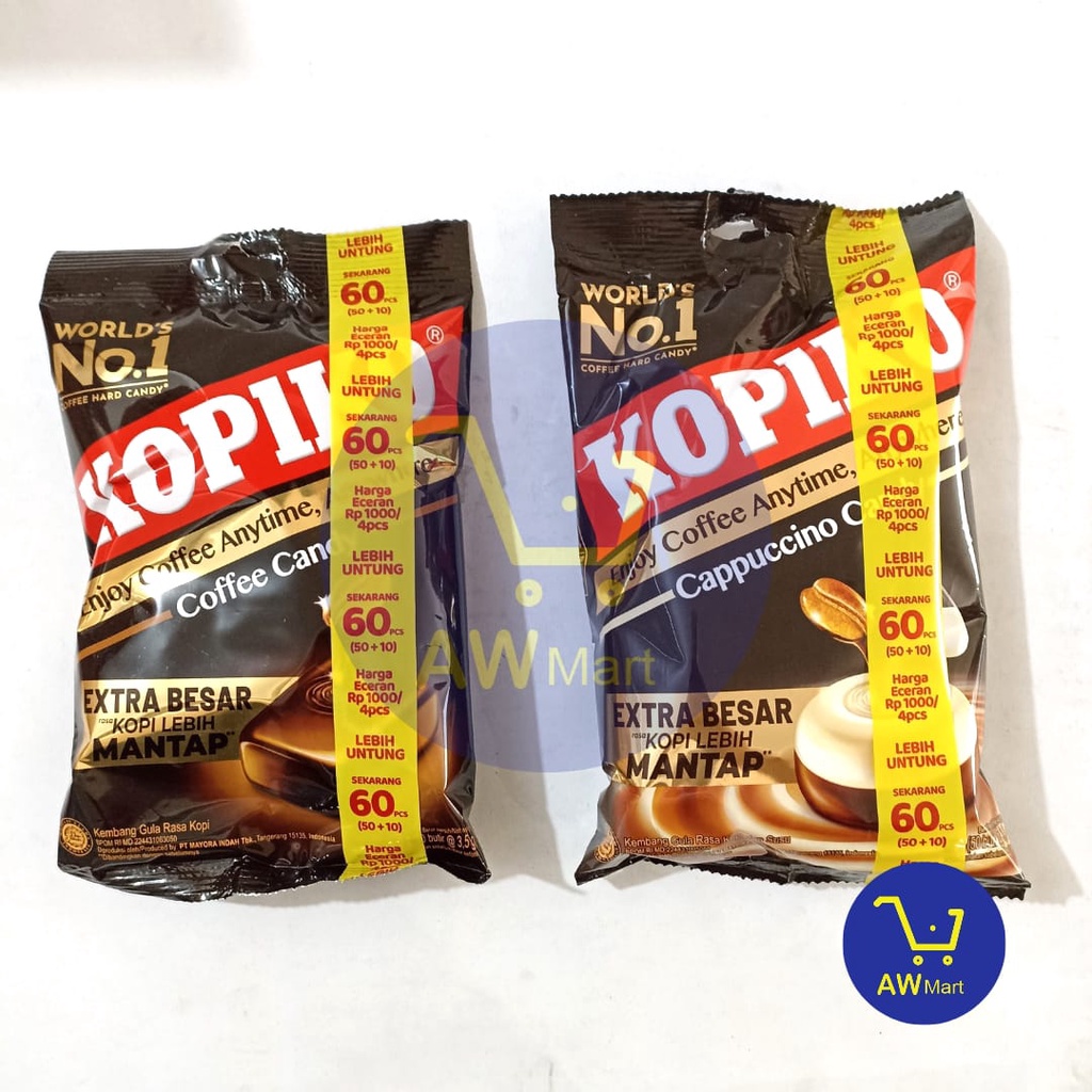 PERMEN KOPIKO COFFEE CANDY  &amp; KOPI CAPPUCCINO - ALL VARIAN