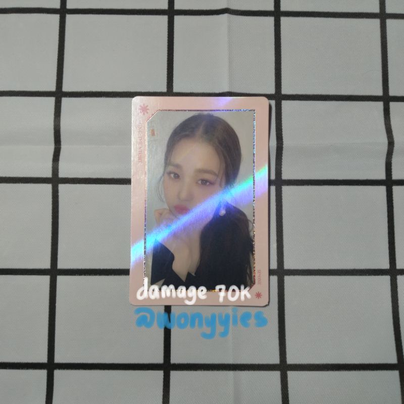 IZ*ONE JANG WONYOUNG PHOTOCARD TC SPECIAL OTS