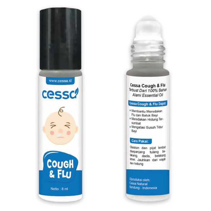 Cessa Cough N Flu Essential Oil Pereda Batuk Pilek Bayi Indonesia