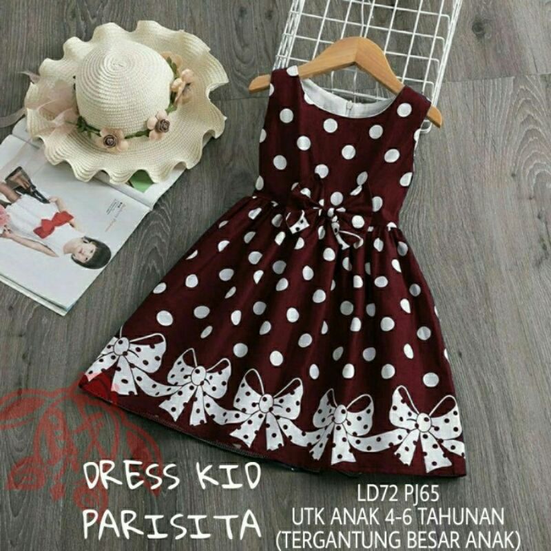 Baju Anak Perempuan /Baju Anak  Umur 4-5 Tahun /Baju Pesta Anak Terlaris/ Pakaian Anak Model Terbaru