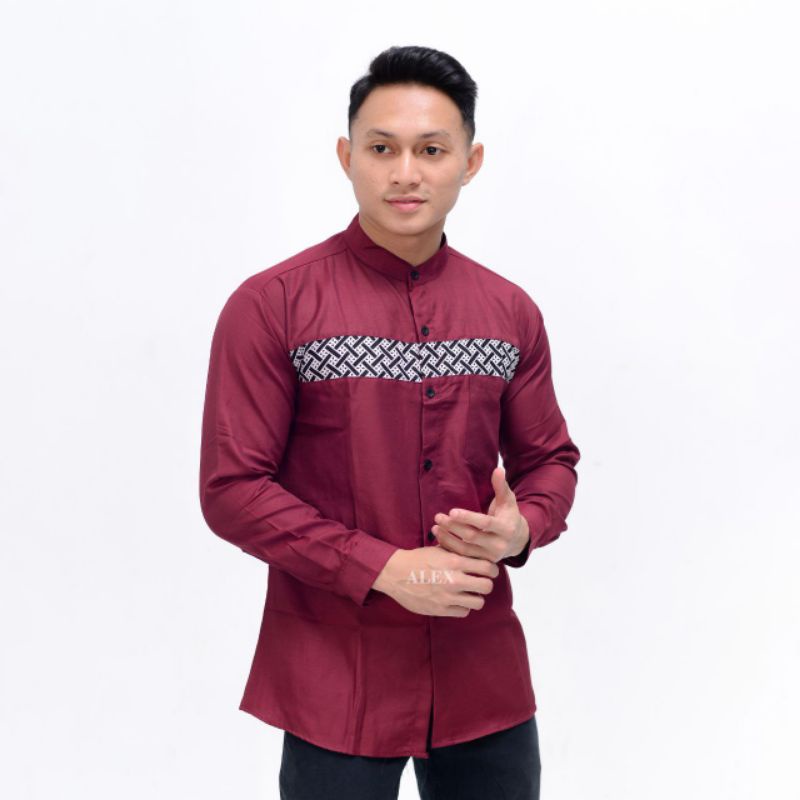 Baju Koko Kurta Pria Lengan Panjang Bahan Toyobo Terbaru Dan Terlaris