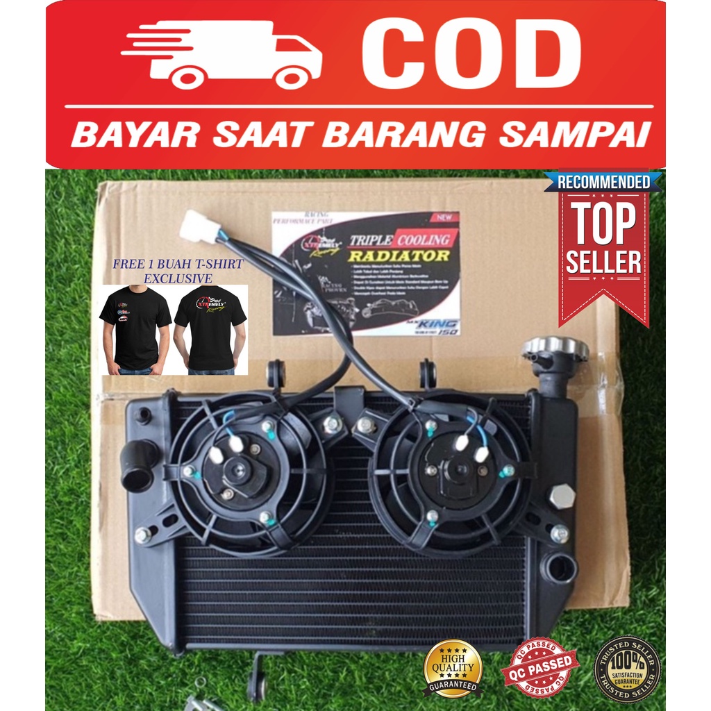 Jual Radiator Mx King Jumbo Size + 2 kipas Shopee Indonesia